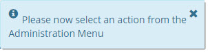 Select an Action